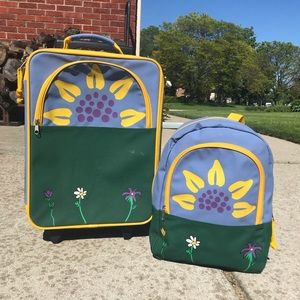 Hand Painted Kid’s Luggage Set